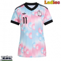 Belgium Jeremy Doku #11 Replica Away Shirt Ladies World Cup 2026 Short Sleeve